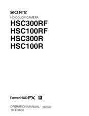 Sony HSC300RF Bedienungsanleitung