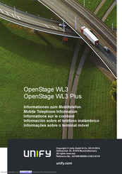 Unify OpenStage WL3 Plus Allgemeine Hinweise