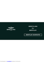 Breitling BENTLEY BARNATO Bedienungsanleitung