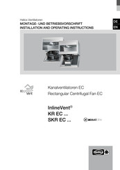 Helios KRW EC 225 serie Montage- Und Betriebsvorschrift