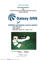 Galaxy GRS Serie Betriebshandbuch