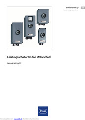 Stahl 8146/5-V27-4 Betriebsanleitung