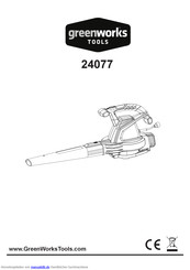 GreenWorks Tools 24077 Anleitung