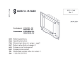 Busch-Jaeger 6136/100C-102 Bedienungsanleitung