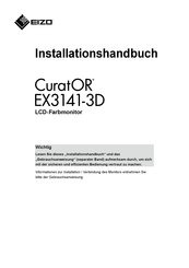 Eizo CuratOR EX3141-3D Installationshandbuch