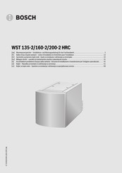 Bosch WST 135-2 HRC Installations- Und Wartungsanleitung