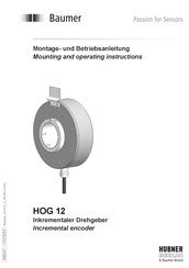 Baumer HOG 12 Montage- Und Betriebsanleitung
