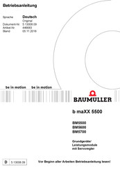 Baumuller b maXX BM5500 Betriebsanleitung