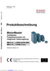 Kimo MotorMaster MM 3.0FMCV-emc Produktbeschreibung