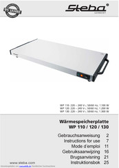 Steba WP 120 Gebrauchsanweisung