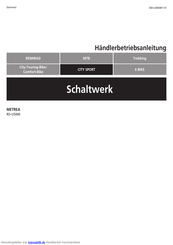 Shimano METREA RD-U5000 Händlerbetriebsanleitung