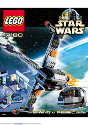 LEGO STAR WARS B-WING AT REBEL CONTROL CENTER Bedienungsanleitung