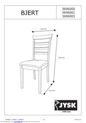 Jysk BJERT Montageanleitung