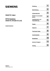 Siemens Simatic Ident RF200 Systemhandbuch