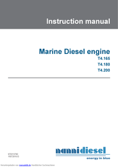 Nanni Diesel T4.200 Betriebsanleitung