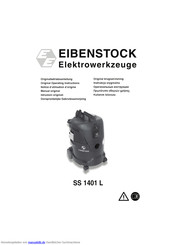 EIBENSTOCK SS 1401 L Originalbetriebsanleitung