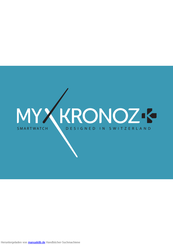MyKronoz ZeSplash2 Bedienungsanleitung