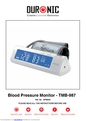 Duronic TMB-987 Gebrauchsanleitung