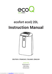 ecofort ecoQ 20L Bedienungsanleitung