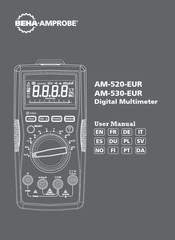 Beha-Amprobe AM-520-EUR Bedienungsanleitung