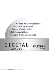 Calypso Watches DIGITAL IKM915 Betriebsanleitung