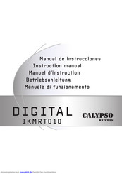 Calypso Watches DIGITAL IKMRT010 Betriebsanleitung