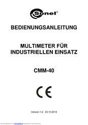 Sonel CMM-40 Bedienungsanleitung