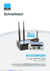 Mdex MX530 Schnellstart