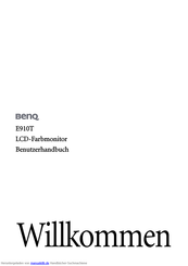 BenQ E910T Benutzerhandbuch