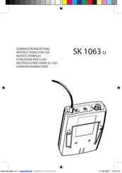 Sennheiser SK 1063-U Gebrauchsanleitung