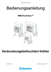 Munters HM3 Humimax Bedienungsanleitung