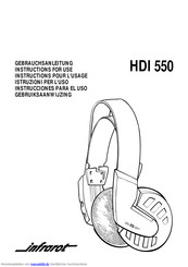 Sennheiser HDI 550 Gebrauchsanleitung