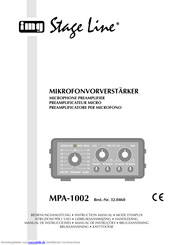 IMG STAGELINE MPA-1002 Bedienungsanleitung