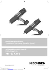 Buhnen HB 720 K Spray Originalbetriebsanleitung