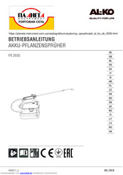 AL-KO PS 2035 Betriebsanleitung