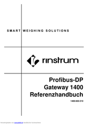 Rinstrum Profibus-DP Gateway 1400 Referenzhandbuch