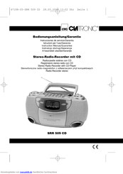 Clatronic SRR 509 CD Bedienungsanleitung