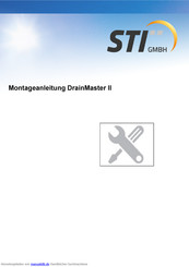 STI DrainMaster II Montageanleitung