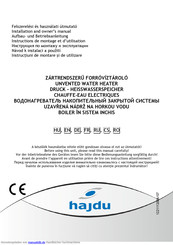 hajdu ZV150 Aufbau- Und Betriebsanleitung