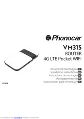 Phonocar VM315 Montageanleitung