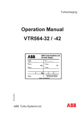 ABB VTR564-32 Betriebsanleitung