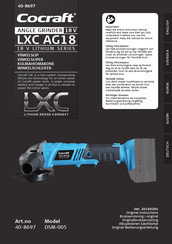 Cocraft LXC AG18 Bedienungsanleitung