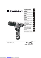 Kawasaki K-AK 10,8-2G Li Originalbetriebsanleitung