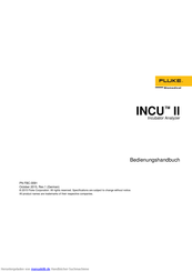 Fluke INCU II Bedienungshandbuch