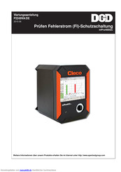 Cleco mPro400GC- Wartungsanleitung