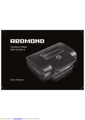 Redmond RSM-M1403-E Bedienungsanleitung
