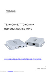 Vision TECHCONNECT TC-HDMIIP Bedienungsanleitung