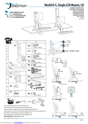 Ergotron WorkFit-S Montageanleitungen