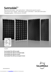 SolarWorld Sunmodule Plus SW Compact poly serie Benutzerinformation