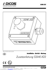 GTE Adicos GSME-X22 Zusatzanleitung